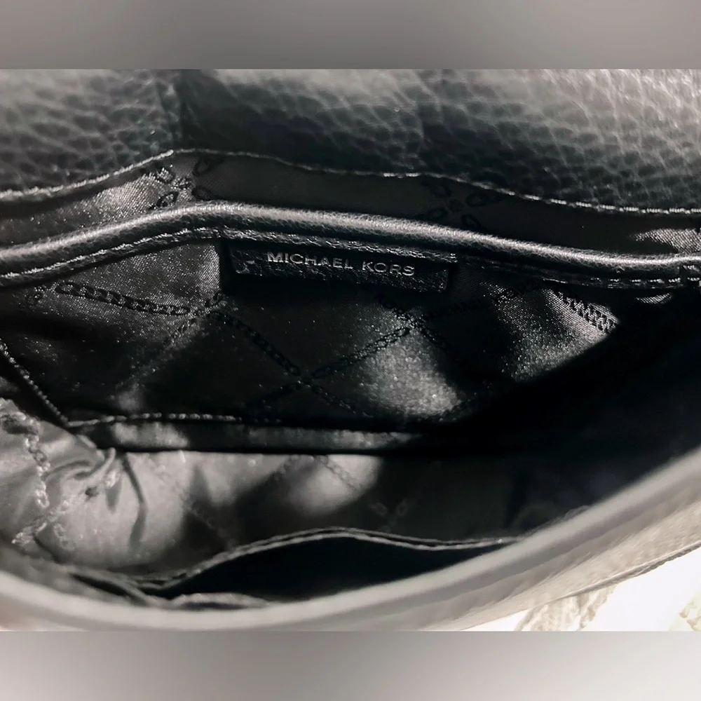 Like New Michael Kors Black Crossbody - Picture 7 of 9